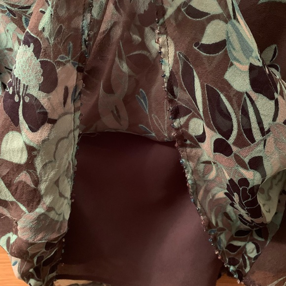 Multi color adjustable strap beaded trim camisole - Picture 7 of 8